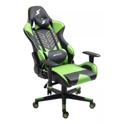 Cadeira Gamer Superframe Godzilla, Reclinável, Preto E Verde