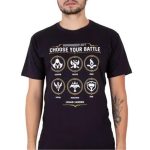 Camiseta Unissex League Of Legends Choose Your Battle (Tam Pp) Camiseta Unissex League Of Legends Choose Your Battle (Tam Pp)