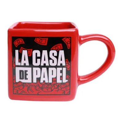 Caneca Quadrada 330Ml - La Casa De Papel