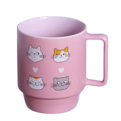 Caneca Tina 400Ml - I Love Cats