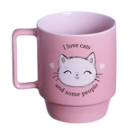 Caneca Tina 400Ml – I Love Cats Caneca Tina 400Ml - I Love Cats