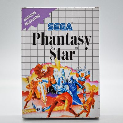 Cartucho Repro Phantasy Star Master Sytem (Com Caixa E Manual)
