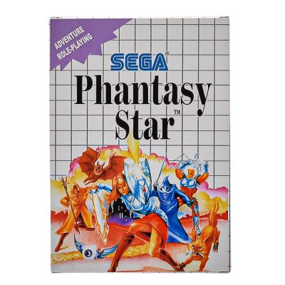 Cartucho Repro Phantasy Star Master Sytem (Com Caixa E Manual)