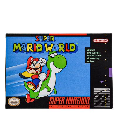 Cartucho Repro Super Mario World Snes (Com Caixa E Manual)