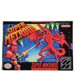 Cartucho Repro Super Metroid Snes (Com Caixa E Manual)