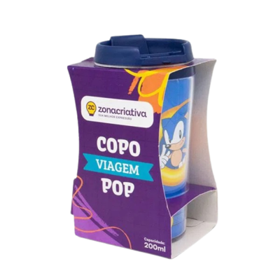 Copo Para Viagem 200Ml - Sonic