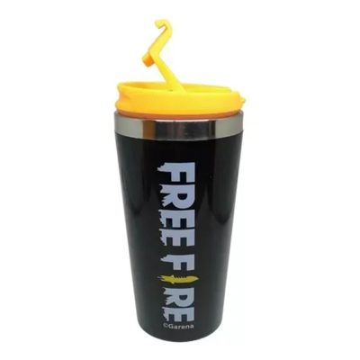 Copo Viagem 450Ml - Free Fire Booyah