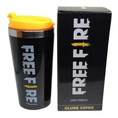 Copo Viagem 450Ml - Free Fire Booyah