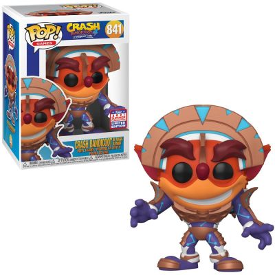 Funko Pop Crash Bandicoot In Mask Armor 841 (Summer Convention 2021)