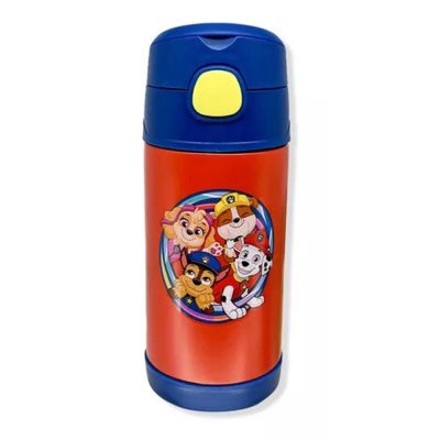 Garrafa Infantil Click Com Canudo - Paw Patrol