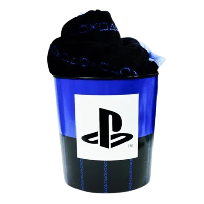 Kit Manta Com Balde Logo Playstation