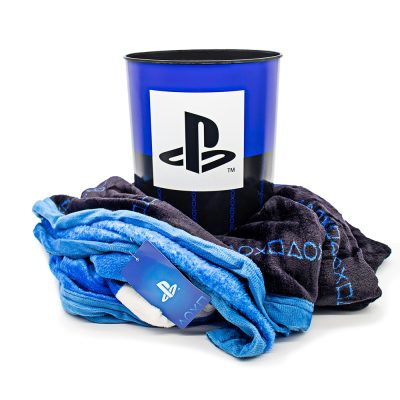 Kit Manta Com Balde Logo Playstation