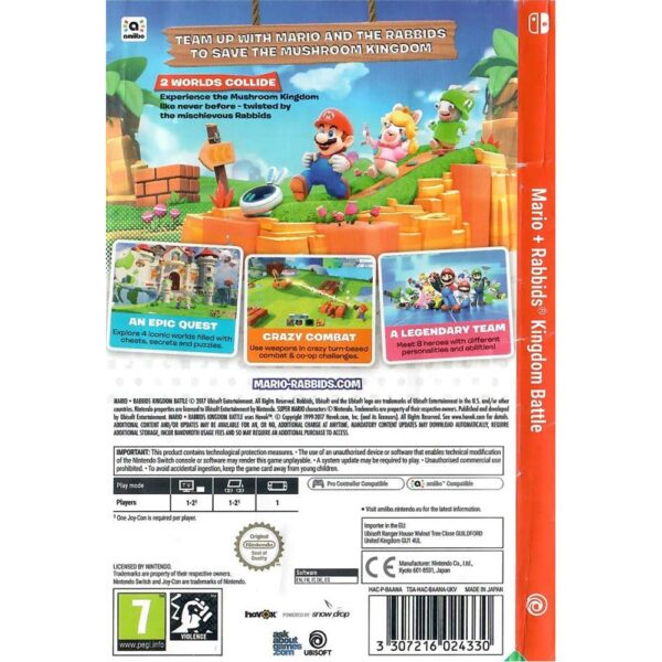 Mario + Rabbids Kingdom Battle Nintendo Switch #2