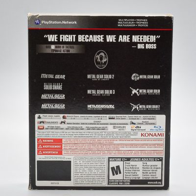 Metal Gear Solid: The Legacy Collection Ps3 (Jogos Mídia Física)