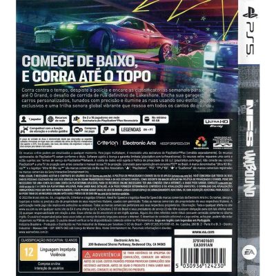 Need For Speed Unbound Ps5
