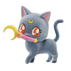 Q Posket Fluffy Puffy Luna (Ver.A) (Sailor Moon Eternal) Banpresto (Gatinha Luna)