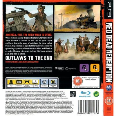 Red Dead Redemption Ps3 (Com Mapa)