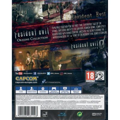 Resident Evil Origins Collection Ps4