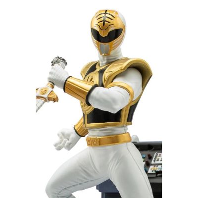 White Ranger (Power Rangers Branco) Bds Art Scale 1/10 Iron Studios