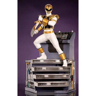 White Ranger (Power Rangers Branco) Bds Art Scale 1/10 Iron Studios