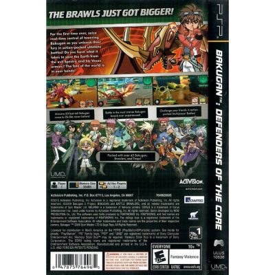 Bakugan Defenders Of The Core Psp