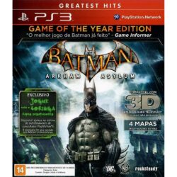 Batman Arkham Asylum Goty Edition Ps3 #1 (Greatest Hits)