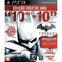 Batman Arkham City Edição Jogo Do Ano Ps3 #1