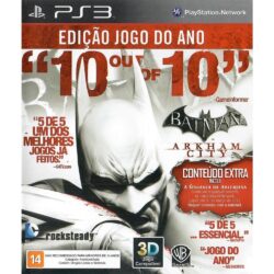 Batman Arkham City Edição Jogo Do Ano Ps3