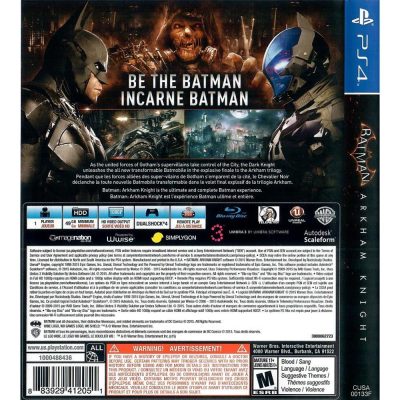Batman Arkham Knight Ps4