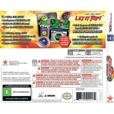 Beyblade Evolution Nintendo 3Ds