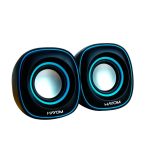 Caixa De Som Multimidia Hayom, Para Pc, Usb, 3W2, Preto E Azul – Km2503 Caixa De Som Multimidia Hayom, Para Pc, Usb, 3W2, Preto E Azul - Km2503