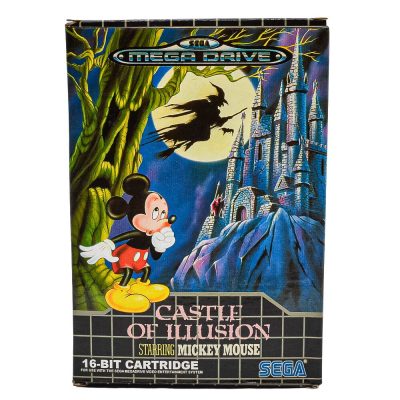 Castle Of Illusion Starring Mickey Mouse Mega Drive (Cartucho Repro Com Caixa)