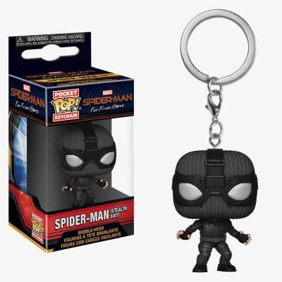 Chaveiro Funko Pop Spider-Man (Stealth Suit)