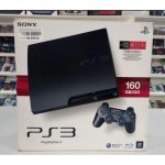 Console Playstation 3 Slim 160Gb (Com Caixa) (Detalhe Estetico) Console Playstation 3 Slim 160Gb (Com Caixa) (Detalhe Estetico)