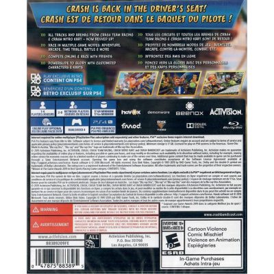 Crash Team Racing Nitro Fueled Ps4