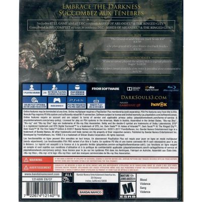 Dark Souls Iii The Fire Fades Edition Ps4
