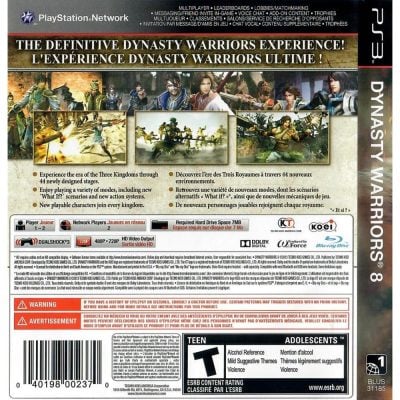 Dynasty Warriors 8 Ps3