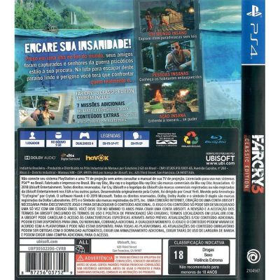 Far Cry 3 Classic Edition Ps4