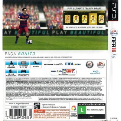 Fifa 16 Ps3 #3 (Sem Manual)
