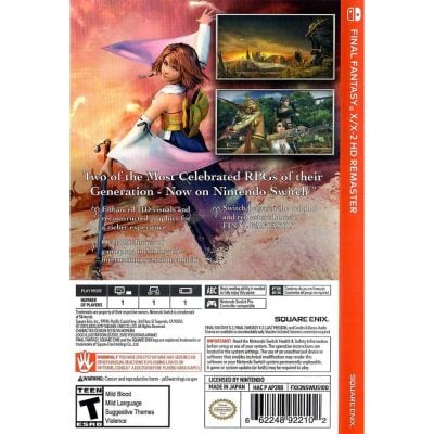 Final Fantasy X X2 Hd Remaster Nintendo Switch