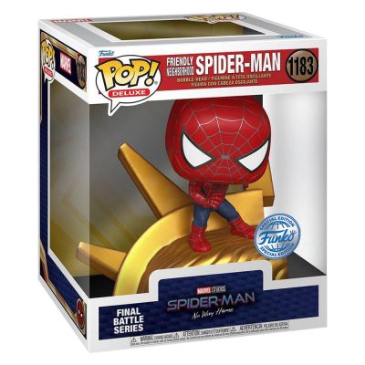 Funko Pop Deluxe Spider-Man 1183 (Friendly Neighborhood Final Battle Series Build-A-Scene)