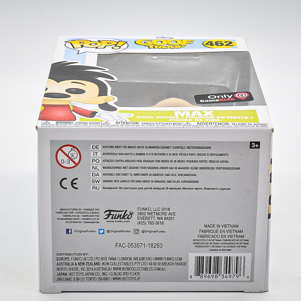 Funko Pop Goof Troop Max 462 (Only Gamestop)