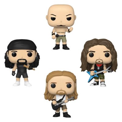 Funko Pop Pantera 4-Pack (Philip Anselmo, Vinnie Paul, Dimebag Darrell, Rex Brown)