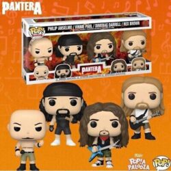 Funko Pop Pantera 4-Pack (Philip Anselmo, Vinnie Paul, Dimebag Darrell, Rex Brown)