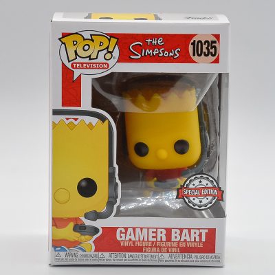 Funko Pop Television - The Simpsons Gamer Bart 1035 (Special Edition) #1 (Estoque)