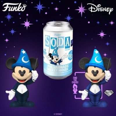 Funko Soda Figure Mickey Philharmagic (D23 Expo) (Lata Amassada)
