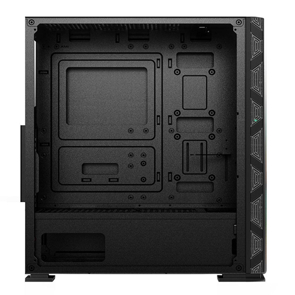 Gabinete Gamer Husky Polar, Mid Tower, Argb, Com Fan, Porta Em Vidro Temperado - Hgmc005