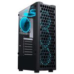 Gabinete Gamer Rise Mode X5 Glass, Rgb, Lateral Em Vidro Fume, Preto – Rm-X5-05-Fb Gabinete Gamer Rise Mode X5 Glass, Rgb, Lateral Em Vidro Fume, Preto - Rm-X5-05-Fb