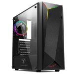 Gabinete Gamer T-Dagger G25b, Mid Tower, Rgb, Black, Atx, Sem Fonte, Sem Fan, Tgc-G25b