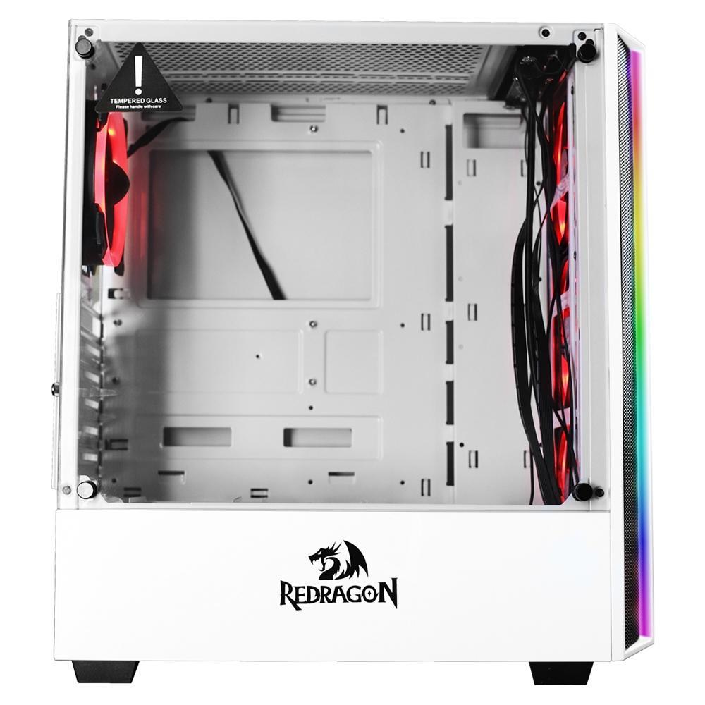Gabinete Redragon Grapple, Branco - Gc-607Wh